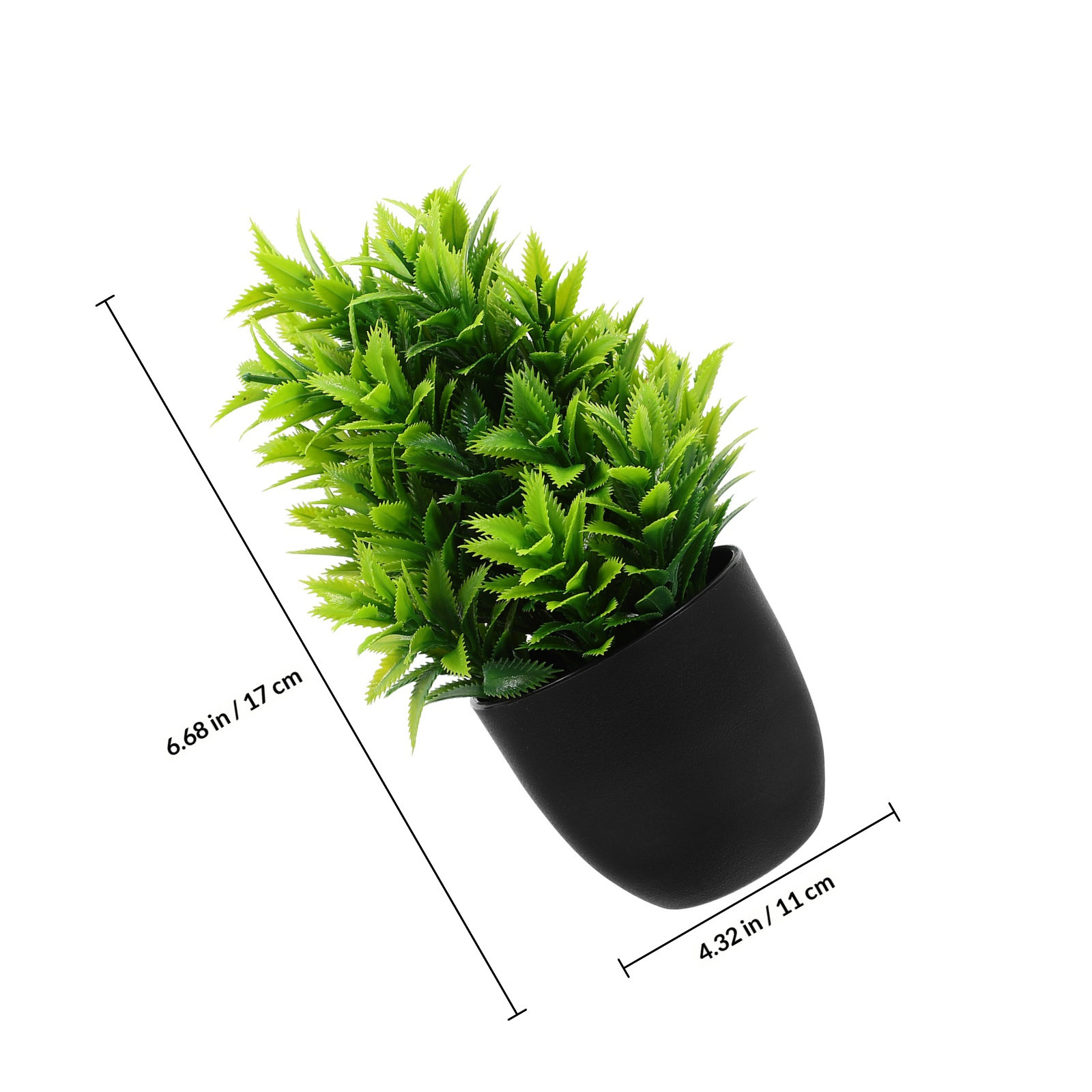 4Pcs Artificial Green Plants B - Bonsai Garden Restaurant review and price