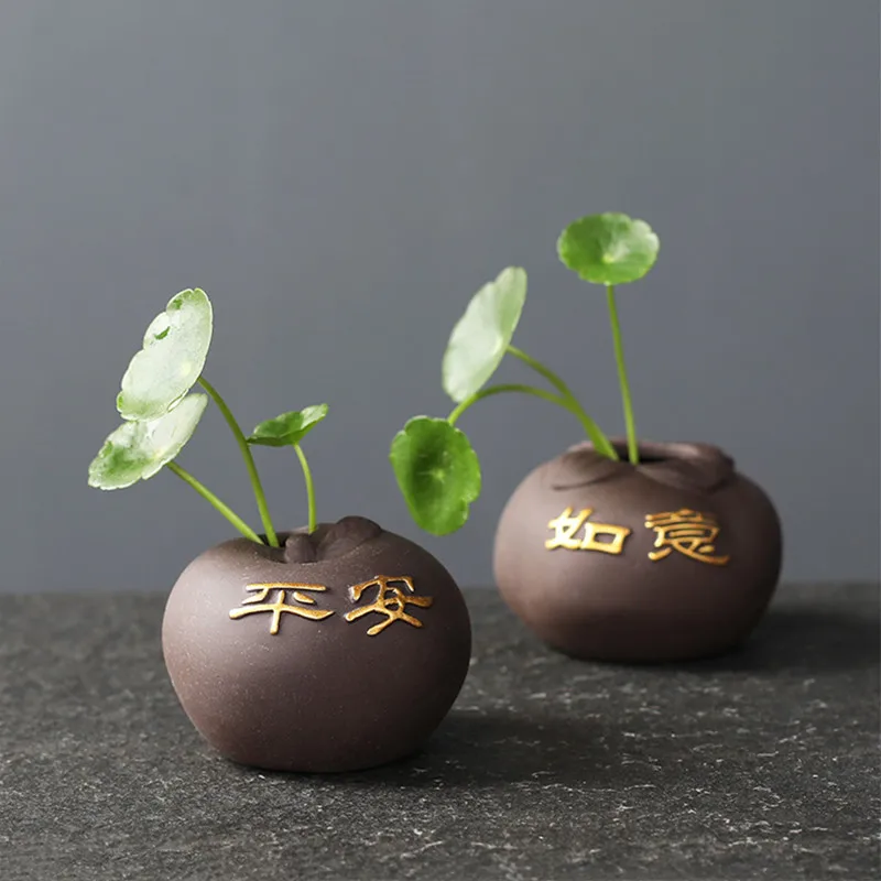 Creative Purple Clay Tea Pet F - Bonsai Garden Pot review and price