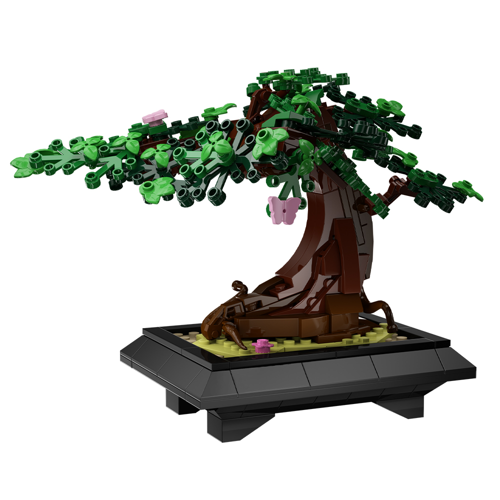 Gobricks MOC Four Season Bonsa - Bonsai Garden Lego review and price