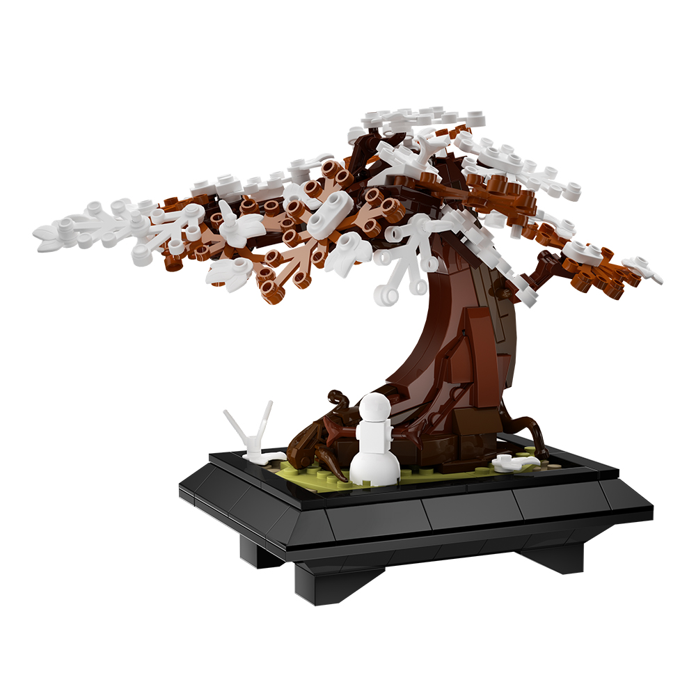 Gobricks MOC Four Season Bonsa - Bonsai Garden Lego review and price