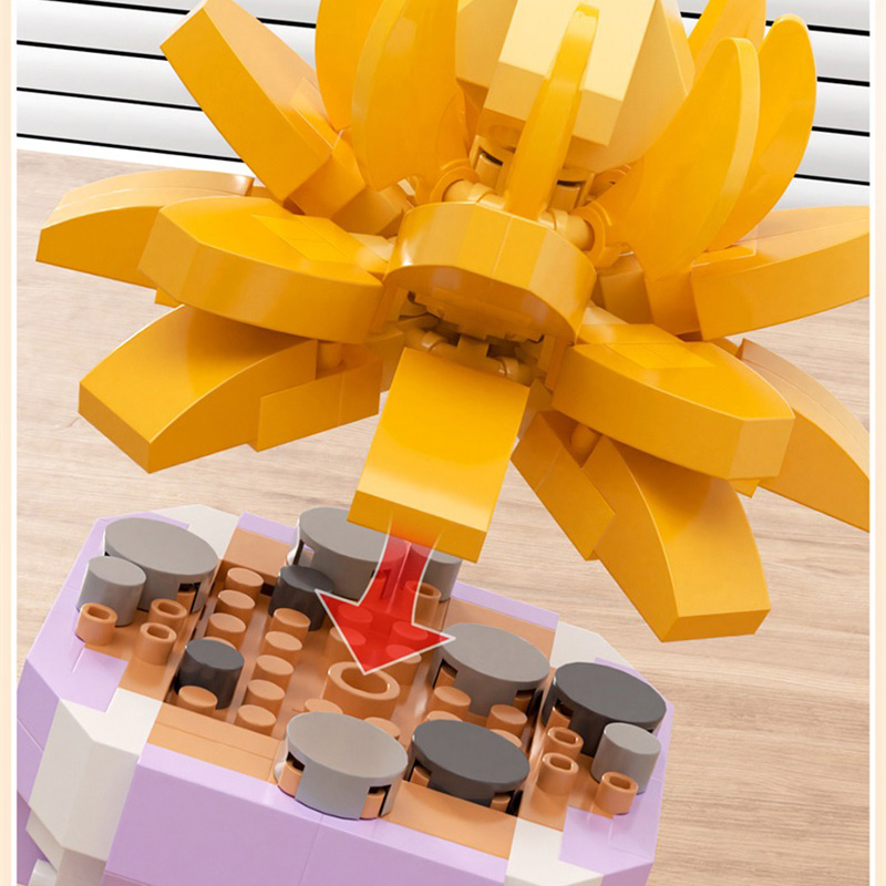 Flower Succulents Building Blo - Bonsai Garden Lego review and price