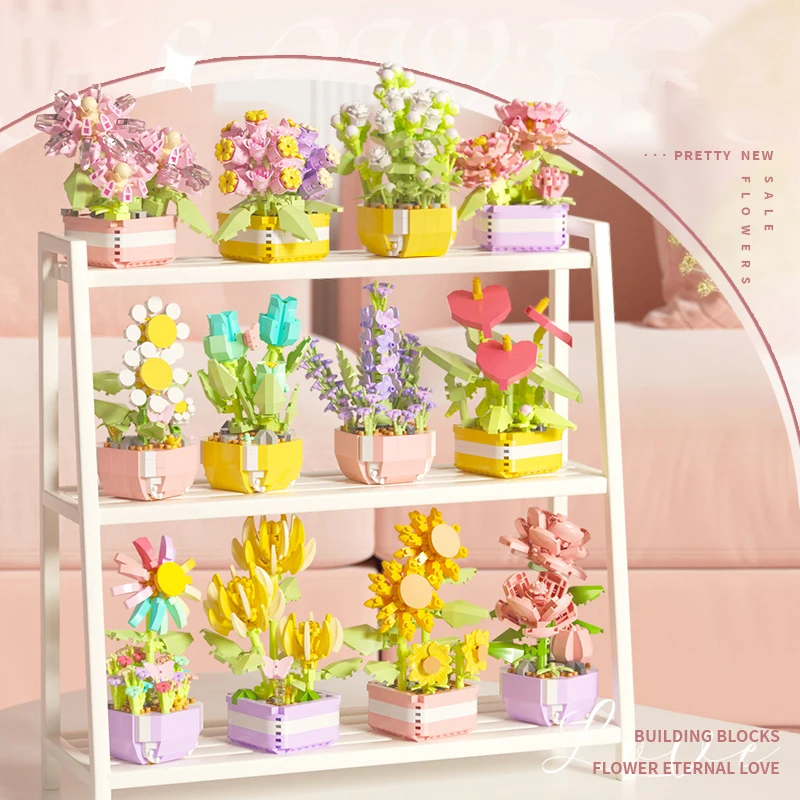 Flower Succulents Building Blo - Bonsai Garden Pot review and price