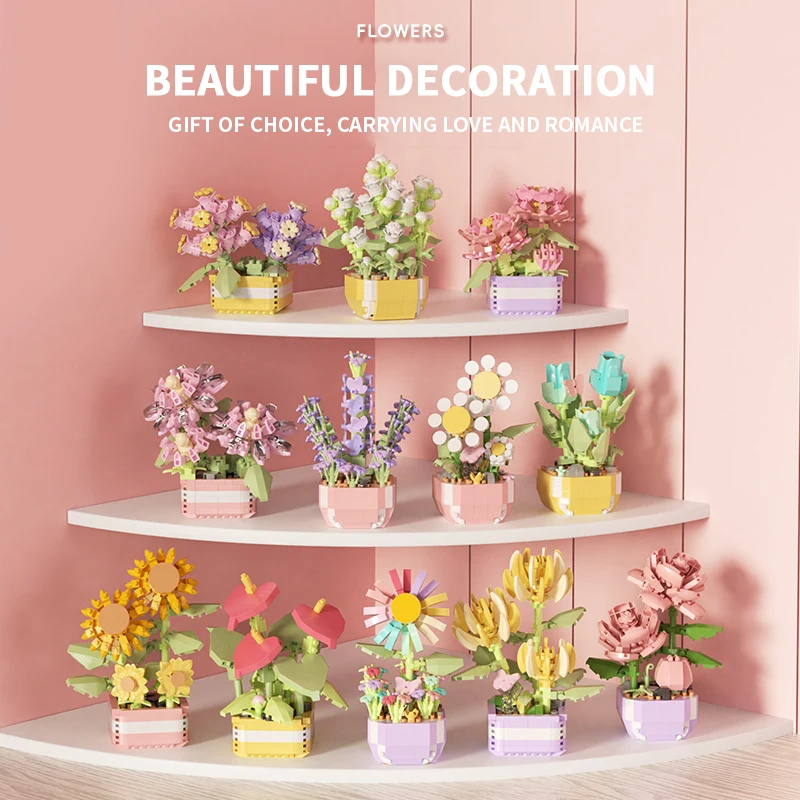 Flower Succulents Building Blo - Bonsai Garden Pot review and price
