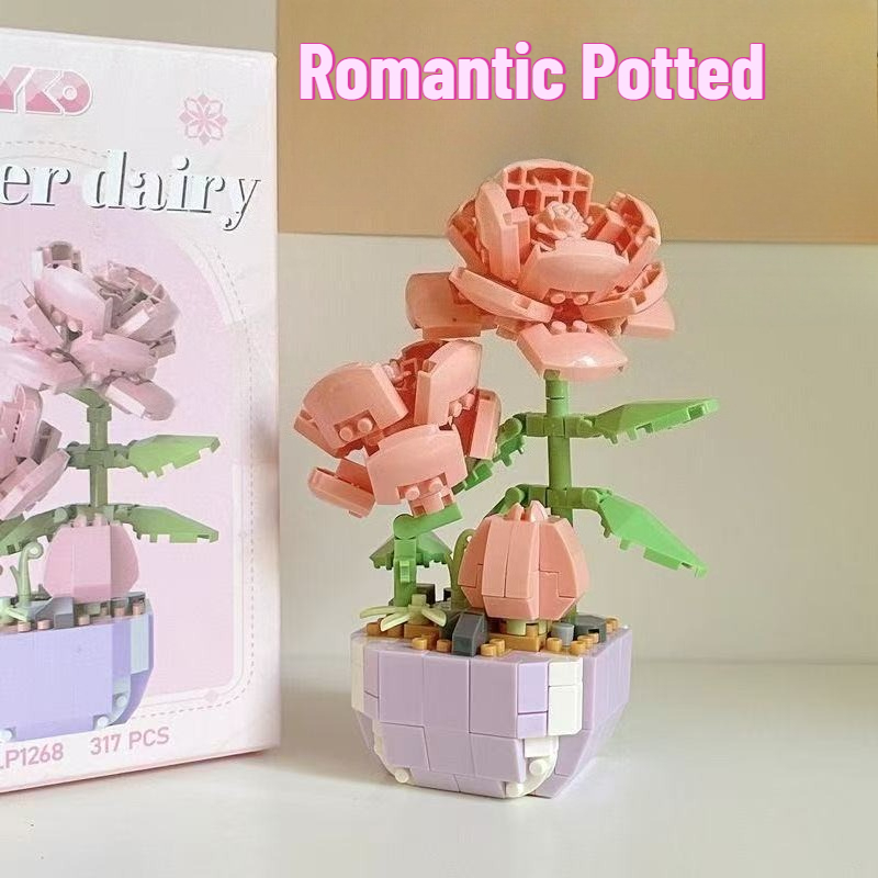 Mini Potted Flowers Building B - Bonsai Garden Lego review and price