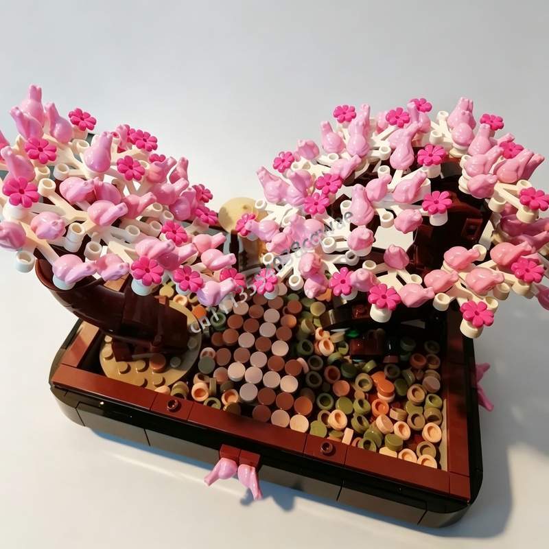 673PCS Bonsai Park Cherry Blos - Bonsai Garden Lego review and price