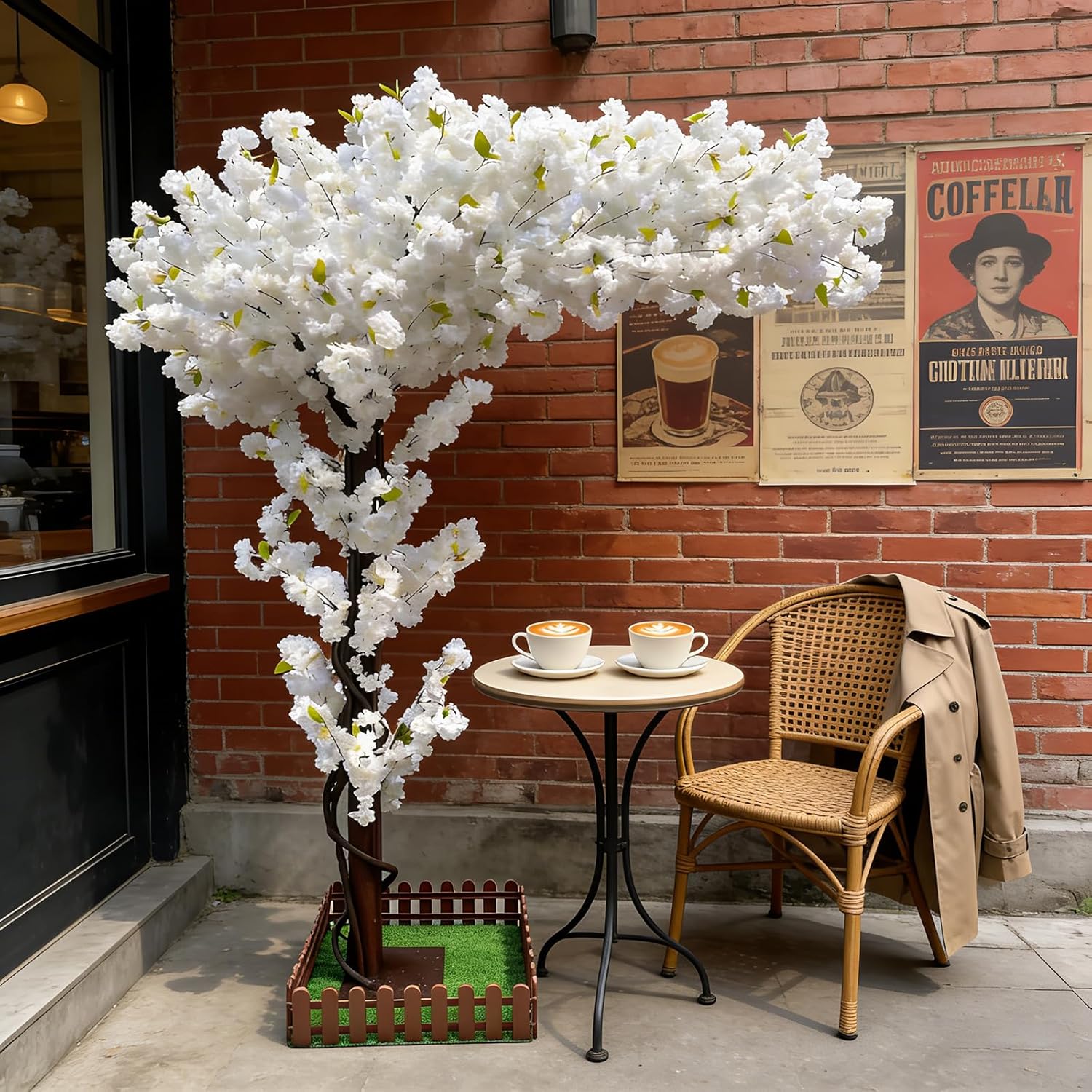 Large Artificial White Cherry  - Bonsai Garden Restaurant review and price