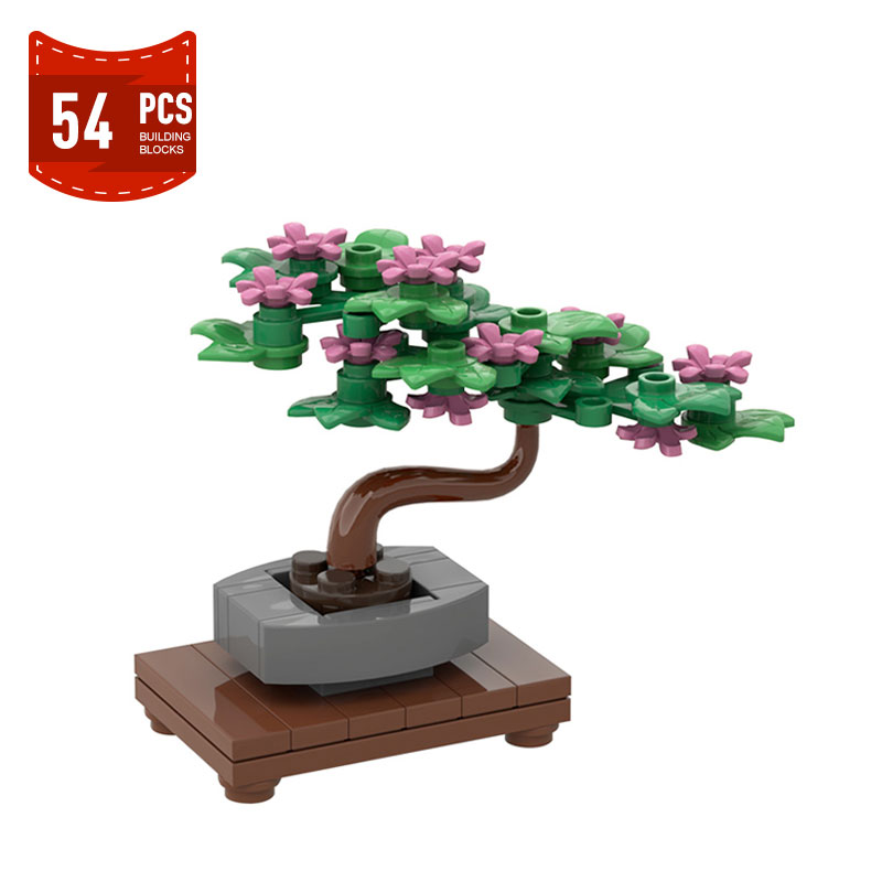 New Bonsai Tree Green Bush Flo - Bonsai Garden Lego review and price