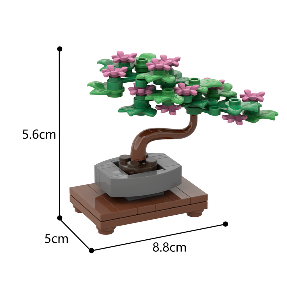 New Bonsai Tree Green Bush Flo - Bonsai Garden Lego review and price