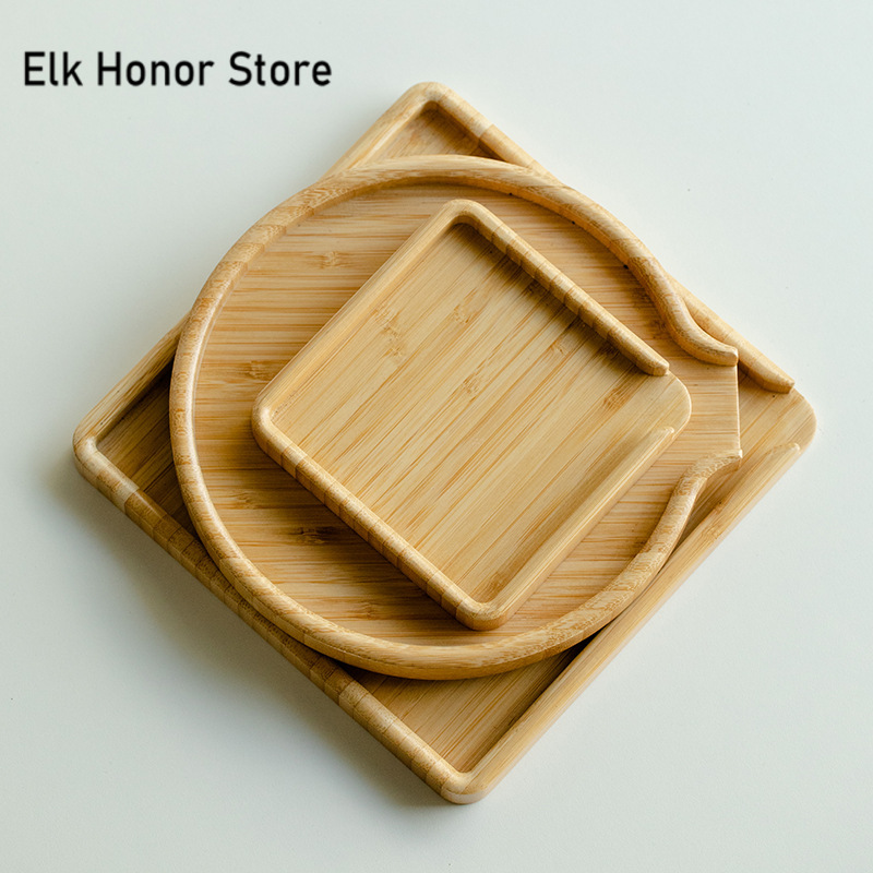 Chinese Bamboo Food Tray Puer  - Bonsai Garden Pot review and price