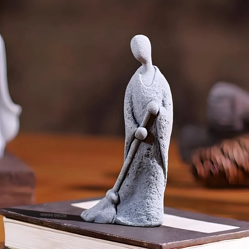 Stone Buddha Statue Little Mon - Bonsai Garden For Desk review and price
