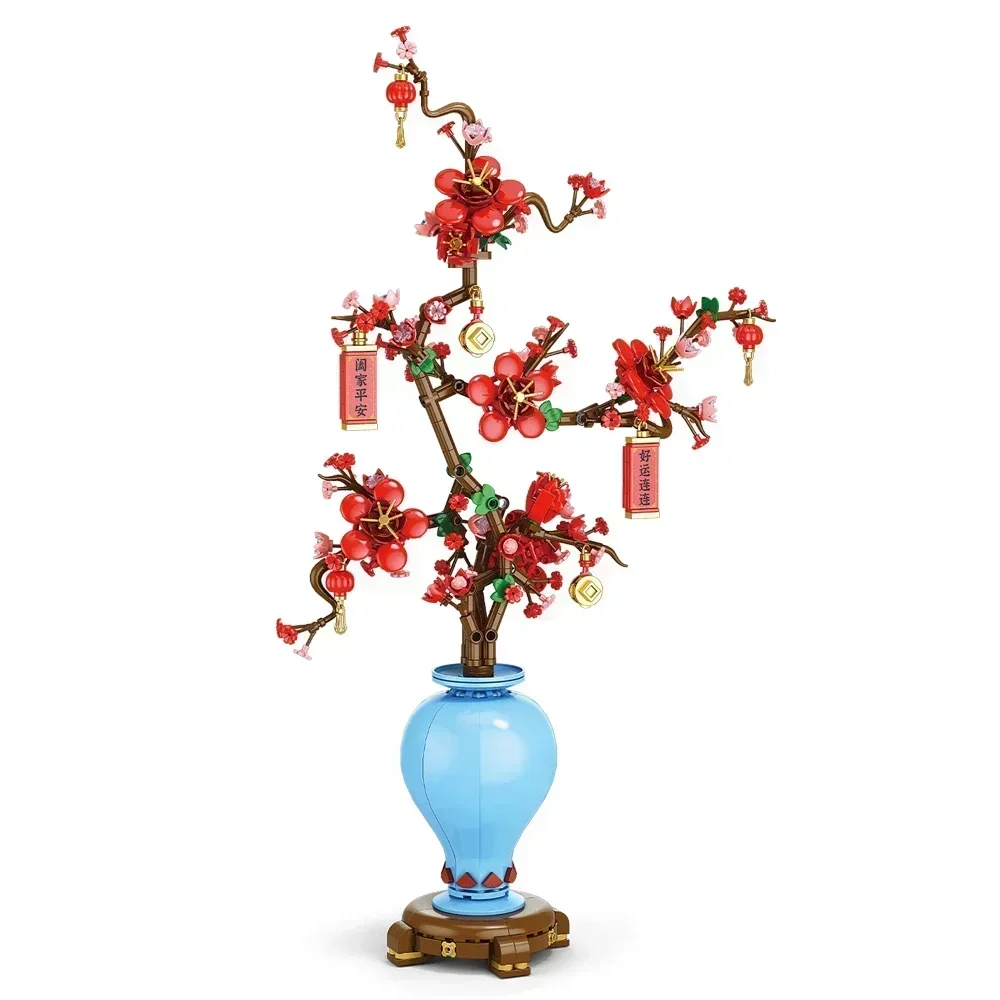 Creative City Bouquet, Peach B - Bonsai Garden Lego review and price