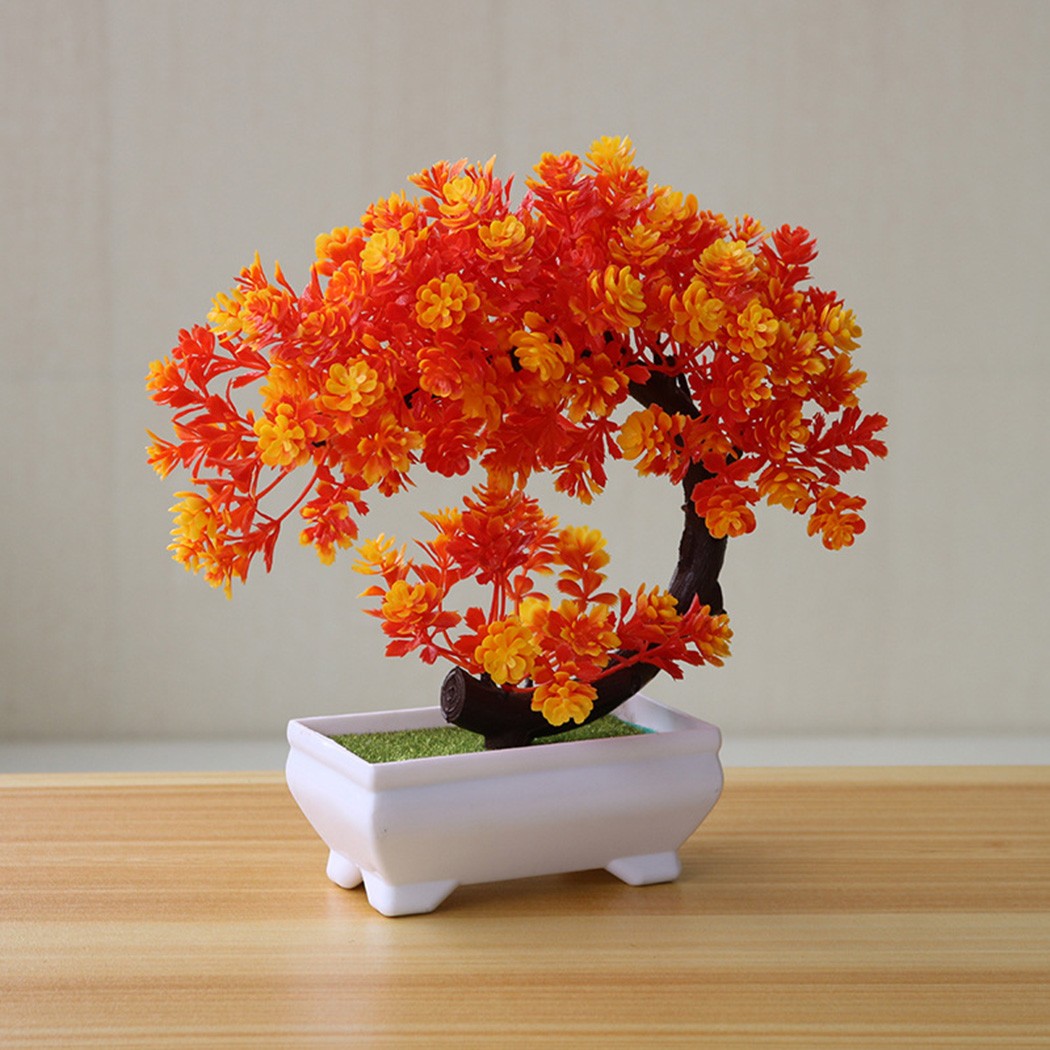 Plastic potted bonsai ornament - Bonsai Garden For Desk review and price