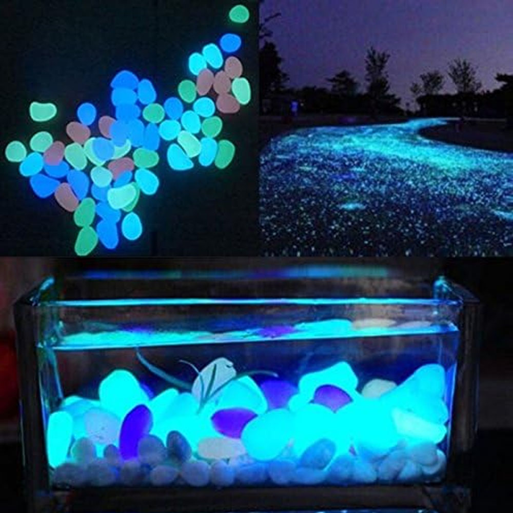 Fish Tank Rocks Glow Blue Pebb - Bonsai Garden Pot review and price