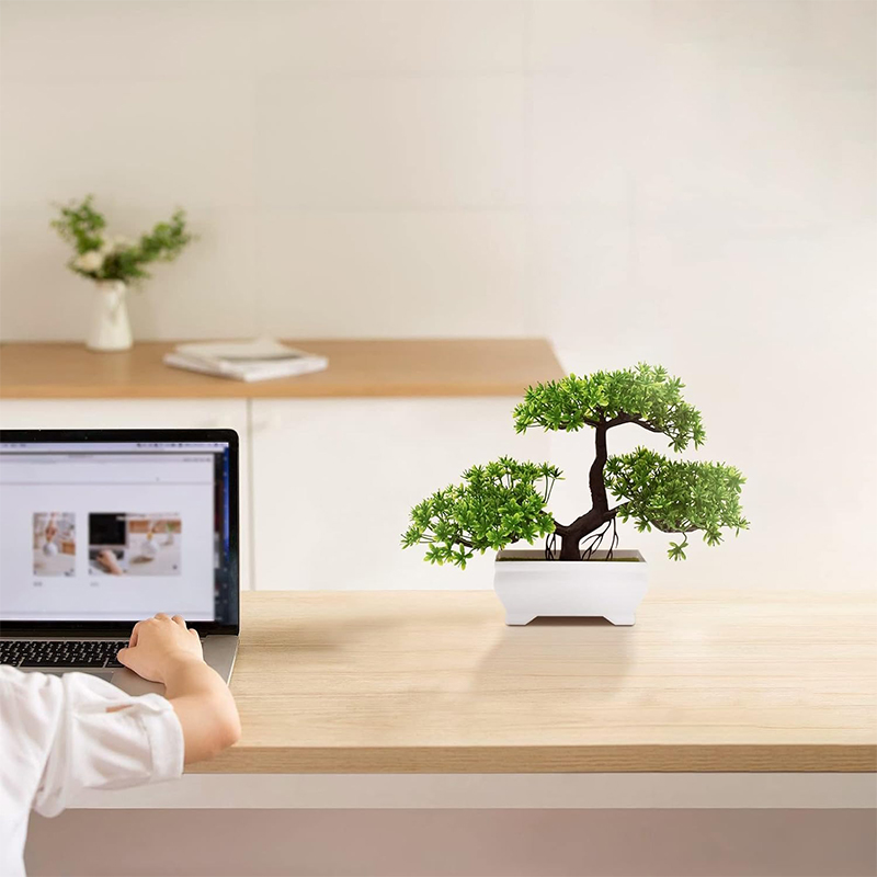 Artificial Bonsai Plastic Bion - Bonsai Garden For Desk review and price
