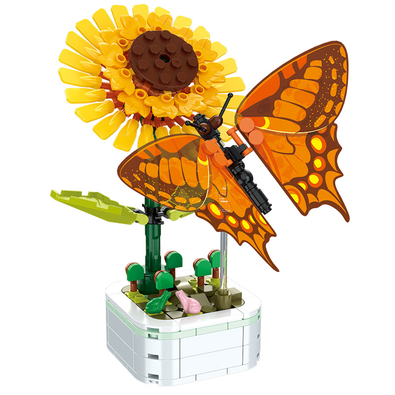 DIY Mini Butterfly Insect Pott - Bonsai Garden Lego review and price