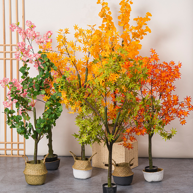Artificial Red Maple Tree Pott - Bonsai Garden Restaurant review and price