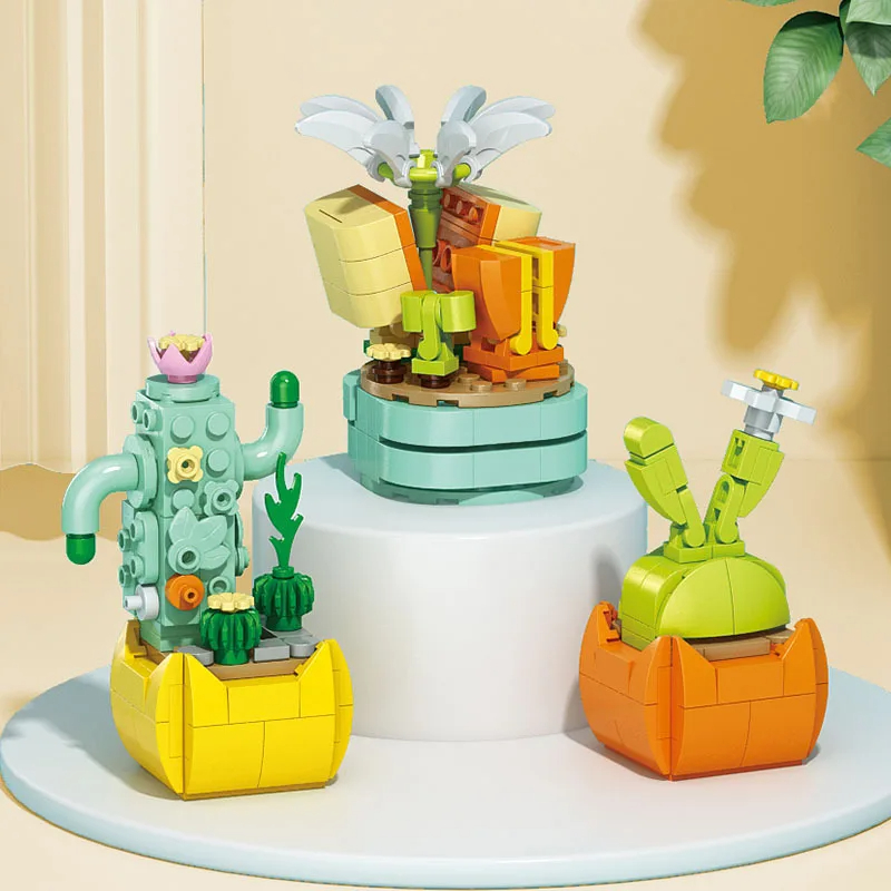 New Flowers Succulents Buildin - Bonsai Garden Lego review and price