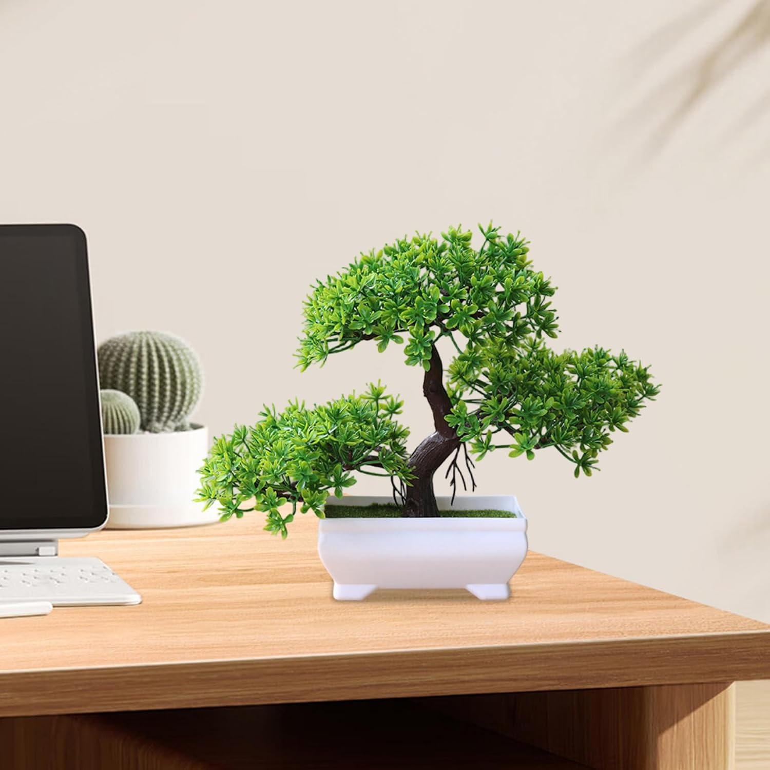 1/2Pcs Artificial Bonsai Tree  - Bonsai Garden Pot review and price